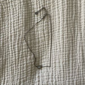 Kendra Scott silver gemstone necklace